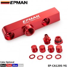 EPMAN - Alloy Dual Fuel Pump Billet Assembly Outlet Manifold Suits 044 Fuel Pump EP-CA120S-YG